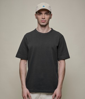 Men Merz B. Schwanen 214PK loopwheeled T Shirts Grey | MERZ2360589