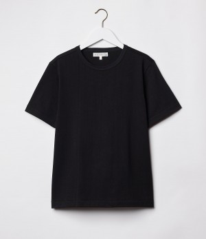 Men Merz B. Schwanen 2M15C sturdy T Shirts Black | MERZ6917534