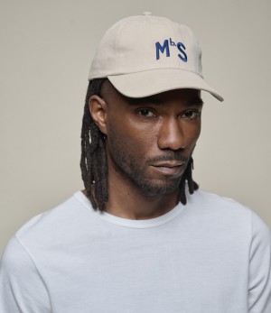 Men Merz B. Schwanen CAP02 MbS logo Caps Light Khaki | MERZ6748513