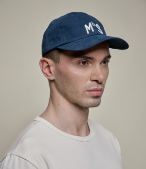 Men Merz B. Schwanen CAP02 MbS logo Caps Blue | MERZ3694807