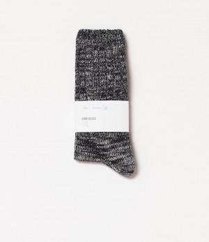 Men Merz B. Schwanen GS07 Socks Black | MERZ0736285