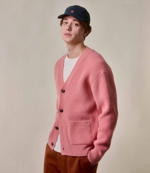 Men Merz B. Schwanen LOCG02 Cardigan Rose | MERZ8126930