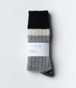 Men Merz B. Schwanen MW73 Socks Grey | MERZ0743915