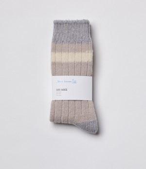 Men Merz B. Schwanen MW74 Socks Beige | MERZ8107635