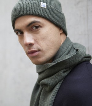 Men Merz B. Schwanen MWBN01 classic Beanie Dark Green | MERZ4501398