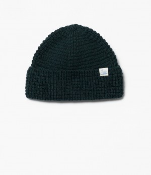Men Merz B. Schwanen MWBN06 sturdy Beanie Dark Turquoise | MERZ4516937