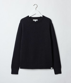 Women Merz B. Schwanen CASH01 crewneck Pullover Black | MERZ8671350