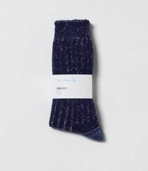 Women Merz B. Schwanen MW72 Socks Purple Blue | MERZ4190725
