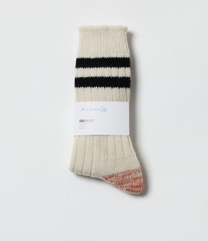 Women Merz B. Schwanen MW75 Socks Beige / Black | MERZ9126074