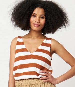 Women Merz B. Schwanen WKTOP01 knitted T Shirts White | MERZ3948651