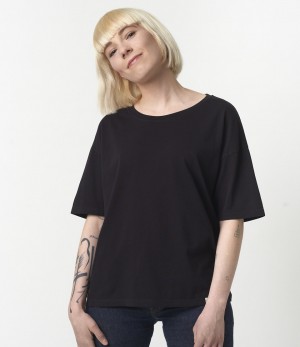 Women Merz B. Schwanen WLCT01 T Shirts Black | MERZ3906124