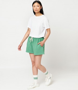 Women Merz B. Schwanen WSPS02 Sweatshorts Green | MERZ3785620