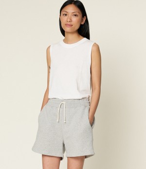 Women Merz B. Schwanen WSPS02 Sweatshorts Grey | MERZ3810467