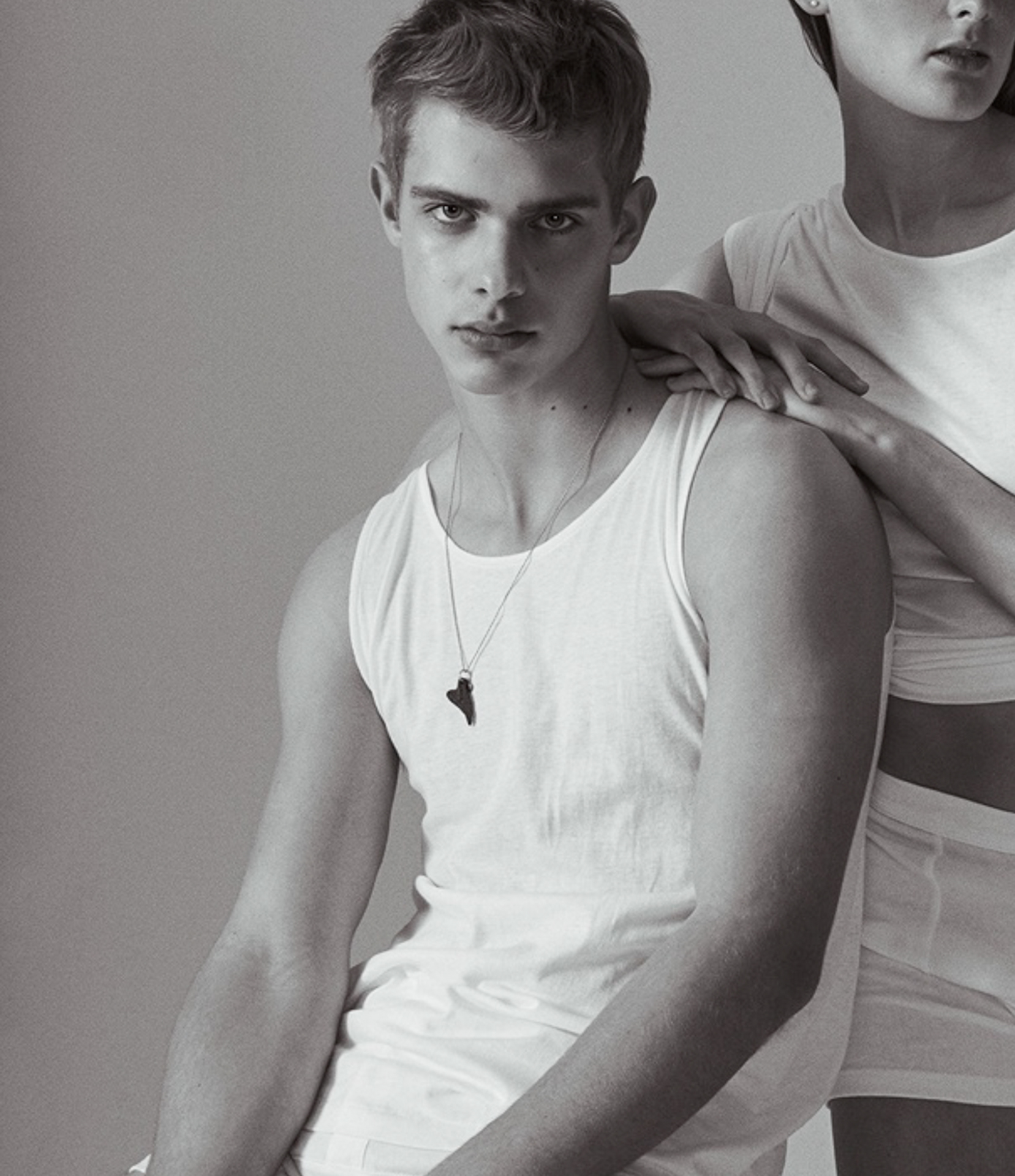 Men Merz B. Schwanen 136 loopwheeled Tank Top White | MERZ9023845
