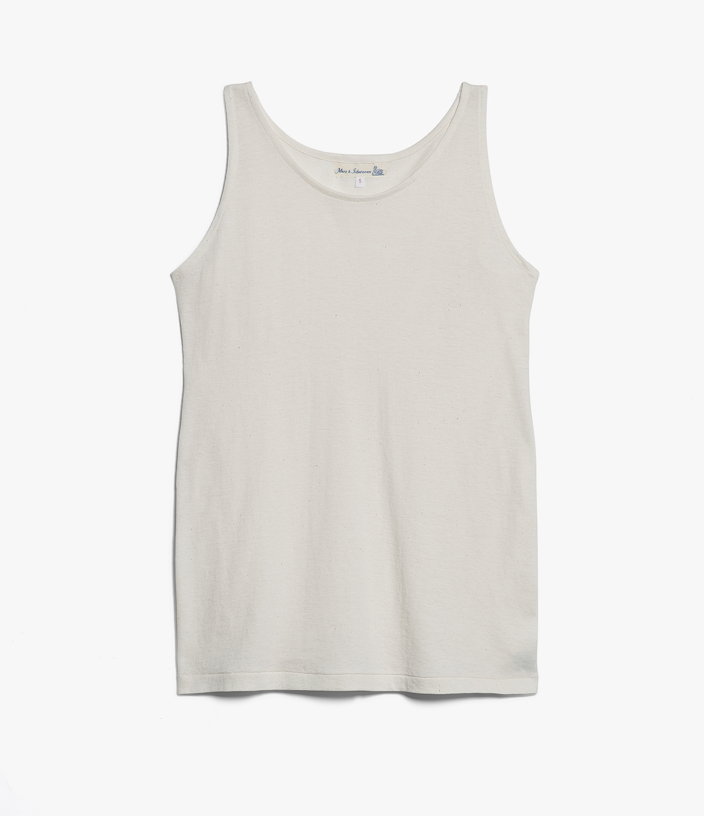 Men Merz B. Schwanen 136 loopwheeled Tank Top Beige | MERZ6581742