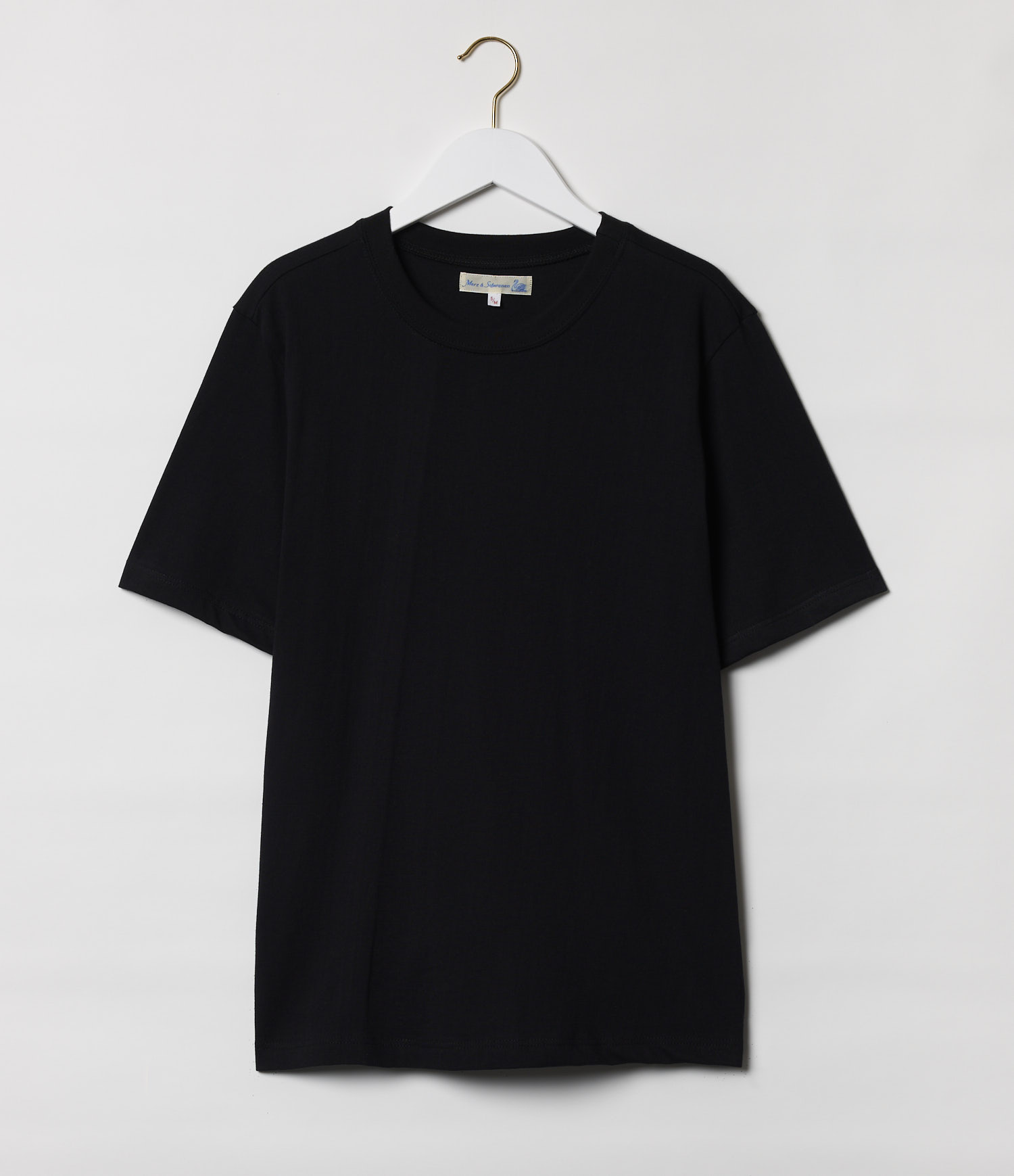 Men Merz B. Schwanen 1940s loopwheeled T Shirts Black | MERZ4390871