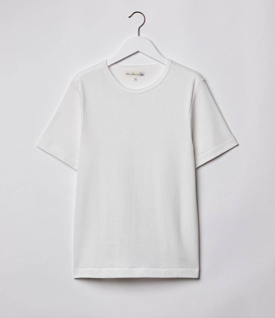 Men Merz B. Schwanen 2M15C sturdy T Shirts White | MERZ9083627