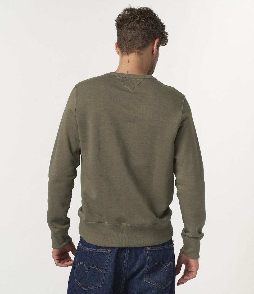 Men Merz B. Schwanen 346 loopwheeled Sweatshirts Dark Green | MERZ5094132