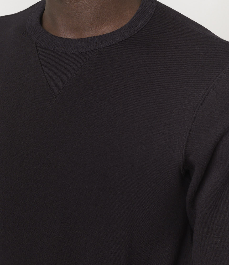 Men Merz B. Schwanen 346 loopwheeled Sweatshirts Black | MERZ8214709