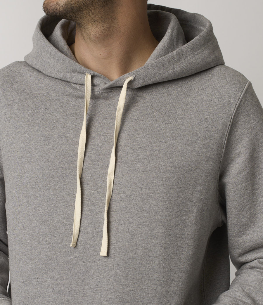 Men Merz B. Schwanen 382 loopwheeled Hoodie Grey | MERZ2387509