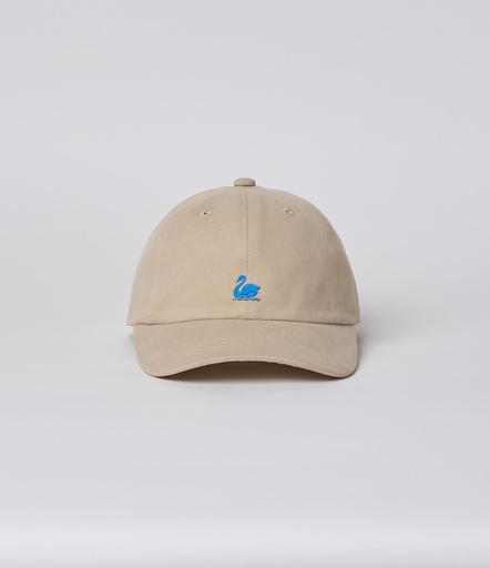 Men Merz B. Schwanen CAP01 swan logo Caps Light Khaki | MERZ2196753