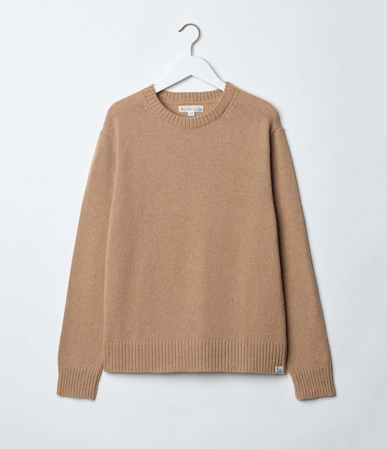 Men Merz B. Schwanen CASH01 crewneck Pullover Brown | MERZ0357468