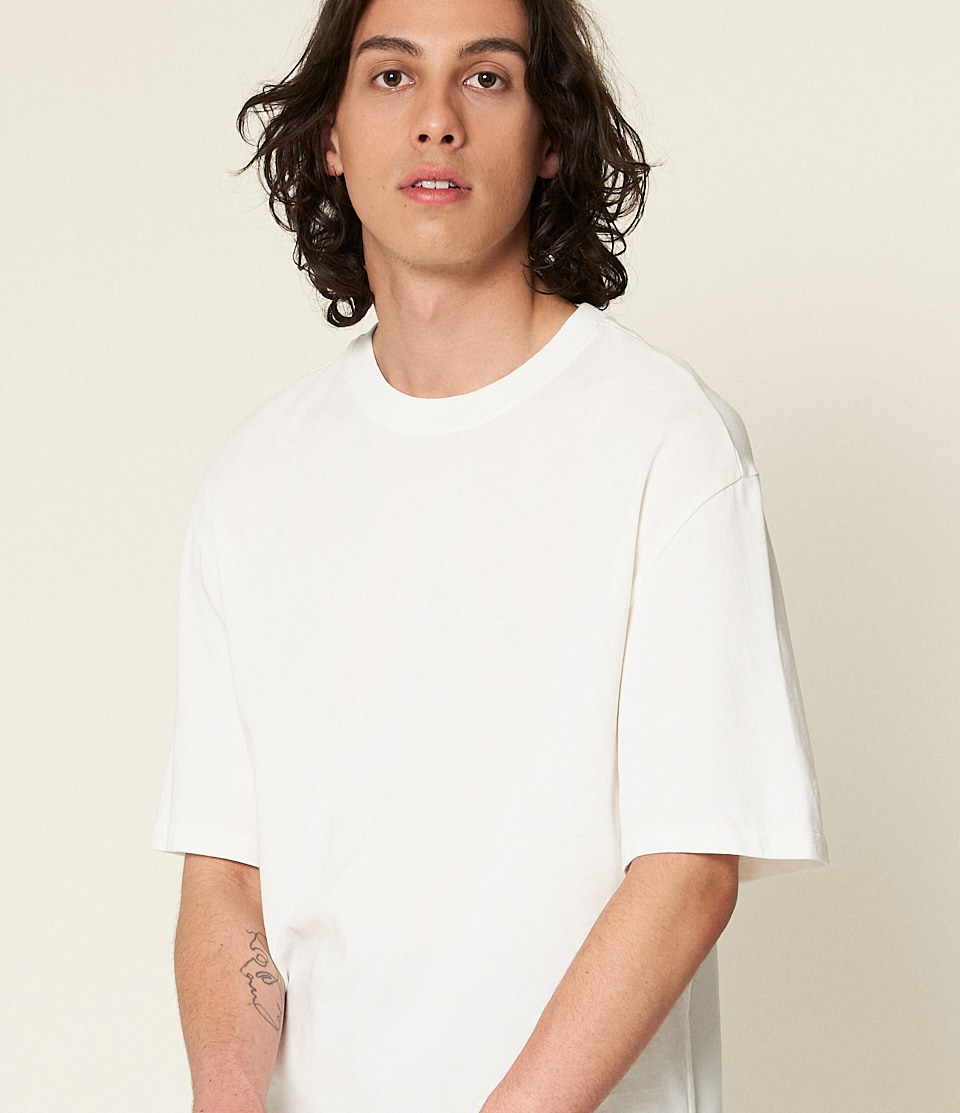 Men Merz B. Schwanen CTOS04 T Shirts White | MERZ7401823
