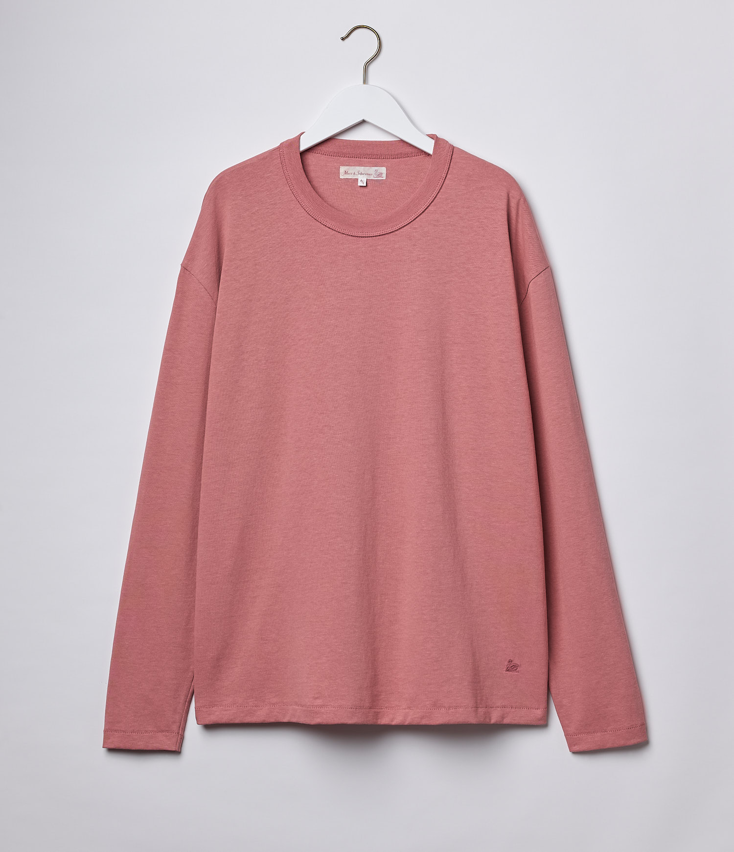 Men Merz B. Schwanen GHPLS01 longsleeve Shirts Rose | MERZ0394528