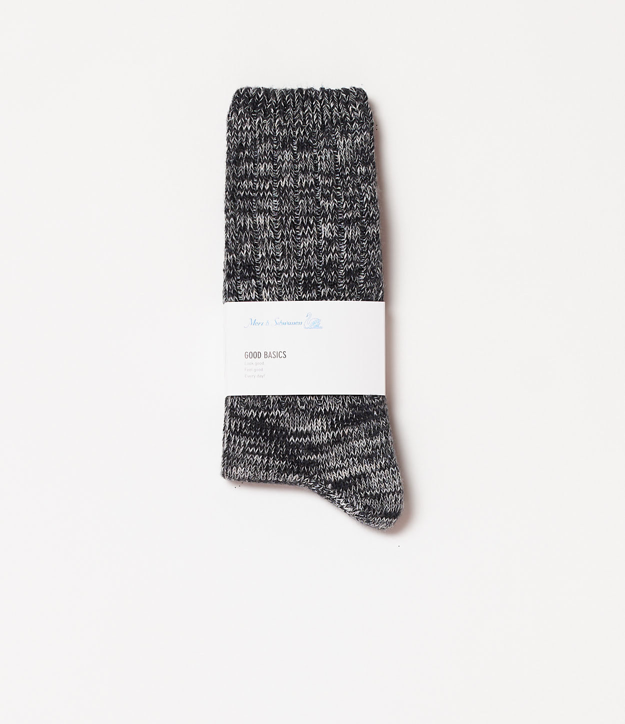 Men Merz B. Schwanen GS07 Socks Black | MERZ0736285