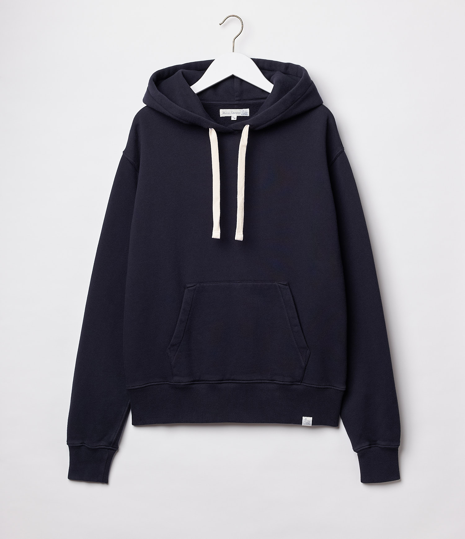 Men Merz B. Schwanen HD31 Hoodie Navy | MERZ7348601