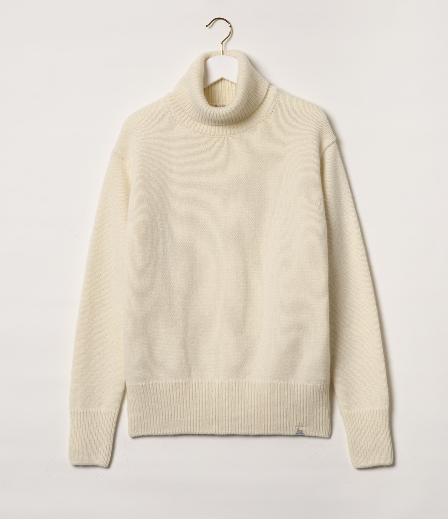 Men Merz B. Schwanen LOCT01 turtleneck Pullover Beige | MERZ7983406