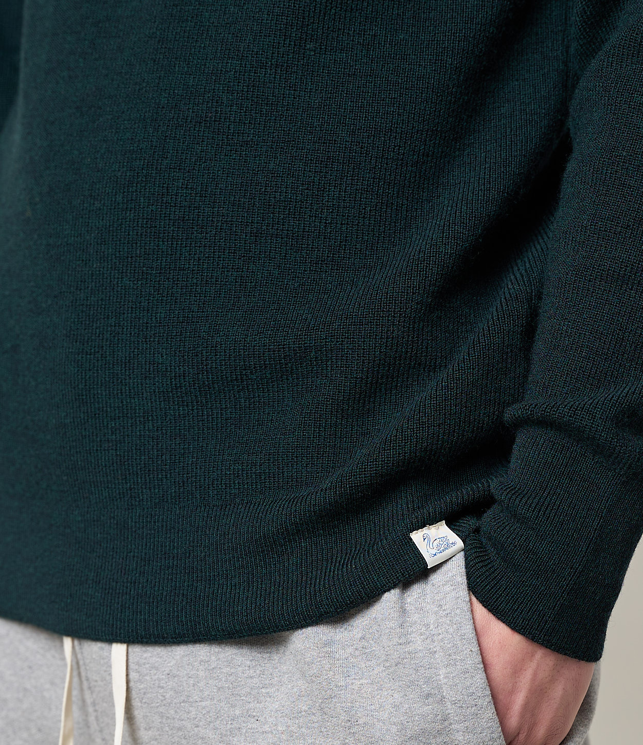 Men Merz B. Schwanen MWCC01 Pullover Dark Turquoise | MERZ7214958