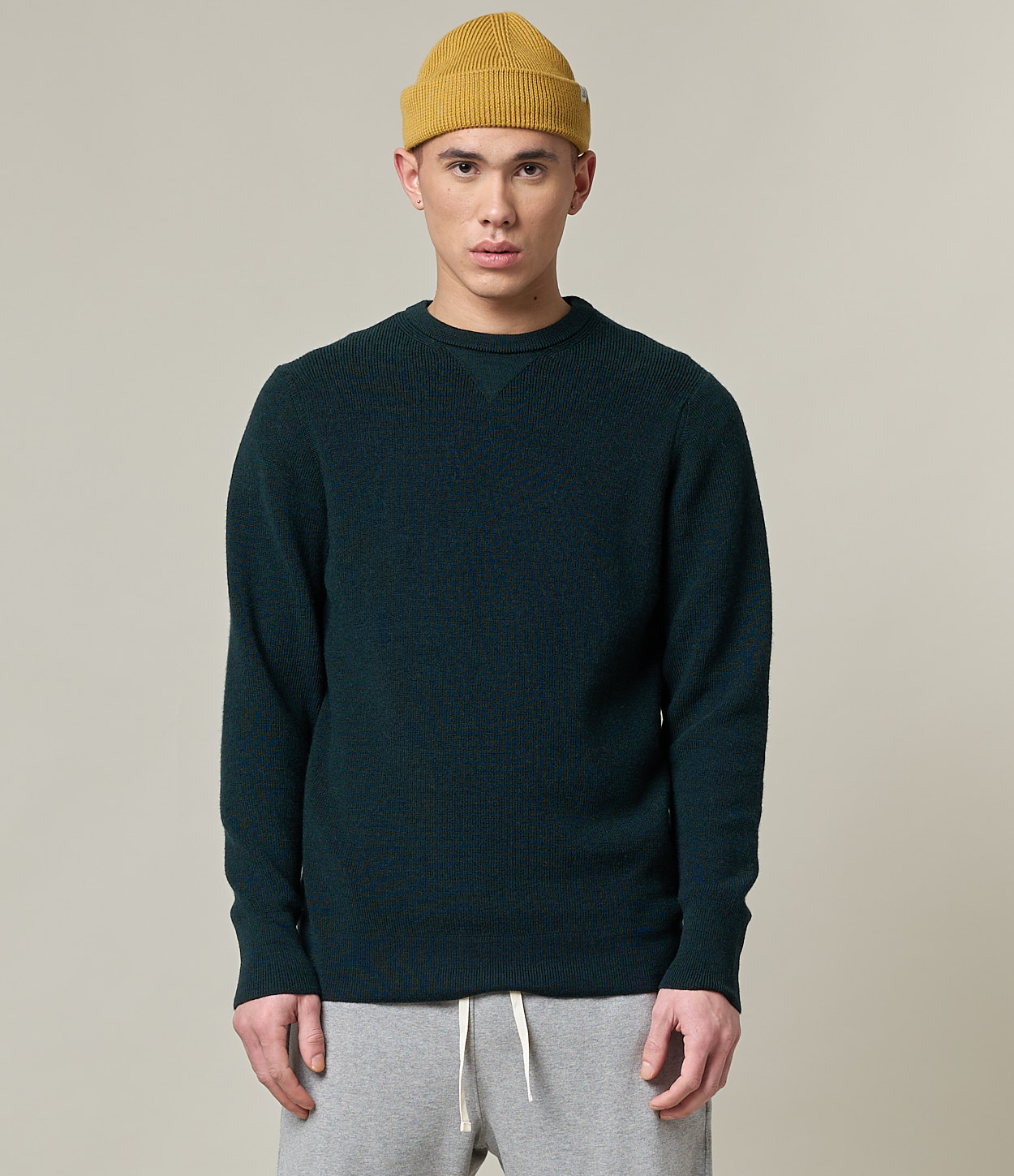 Men Merz B. Schwanen MWCC01 Pullover Dark Turquoise | MERZ7214958