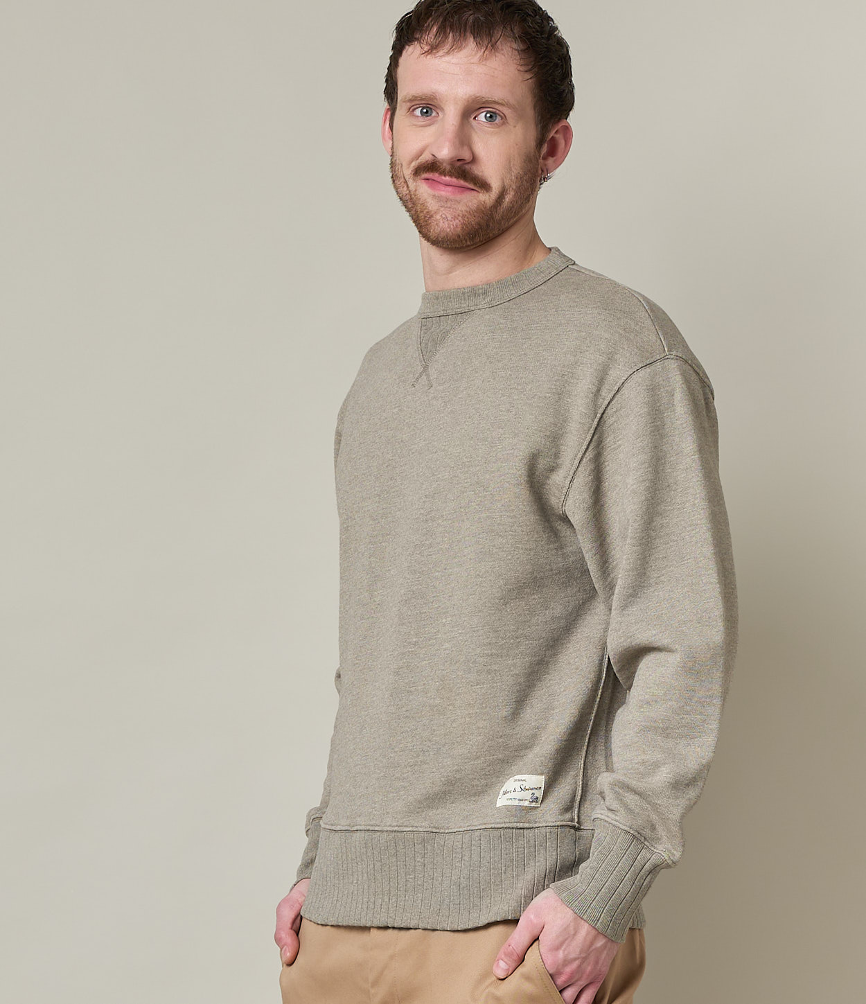 Men Merz B. Schwanen RFC01 Sweatshirts Grey | MERZ0386527