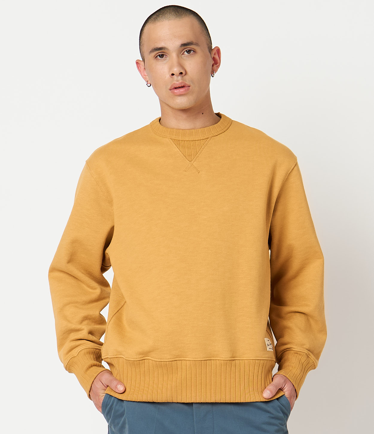 Men Merz B. Schwanen RFC01 Sweatshirts Orange | MERZ5943726