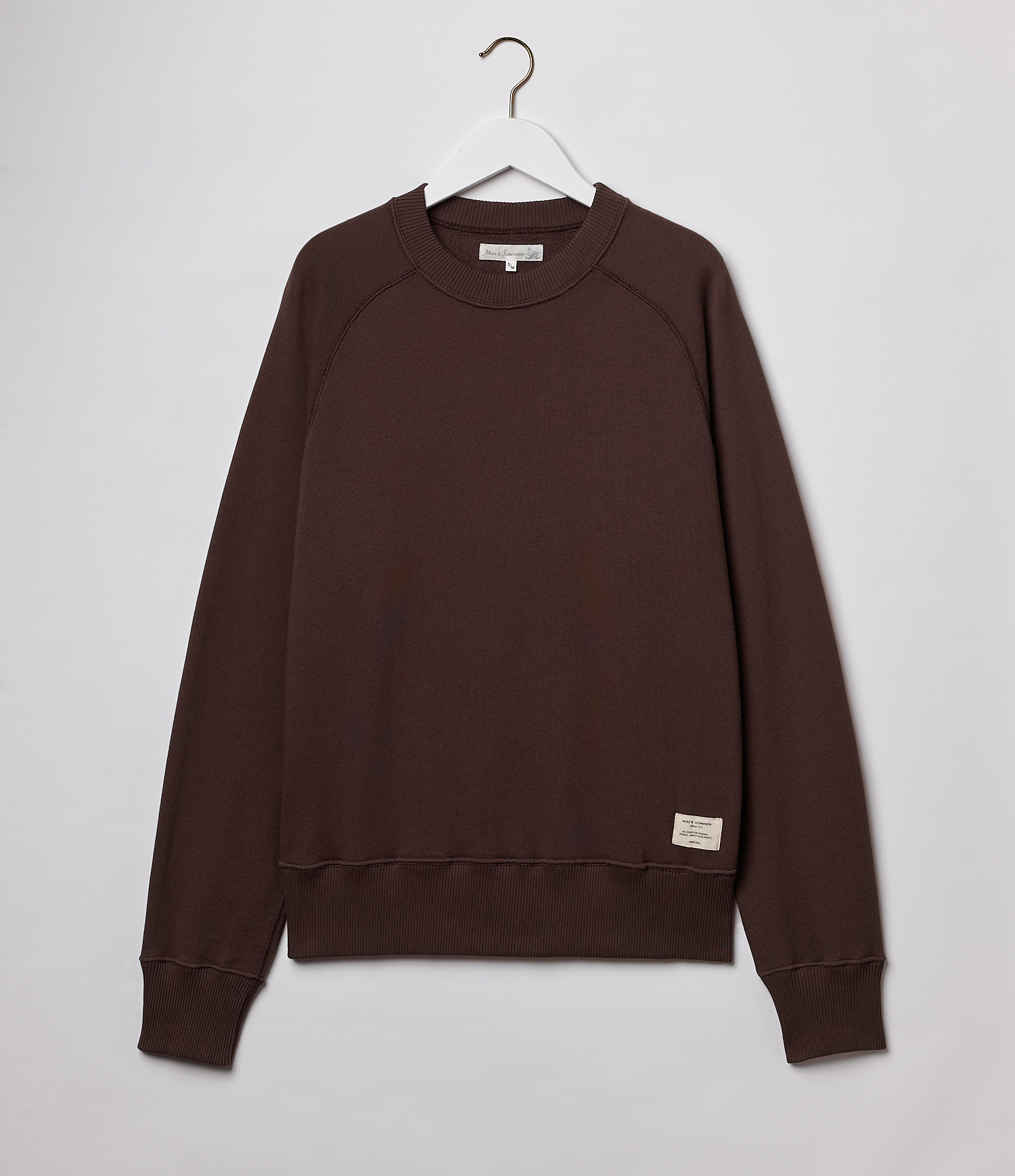 Men Merz B. Schwanen RGSW01 Sweatshirts Chocolate | MERZ9362581