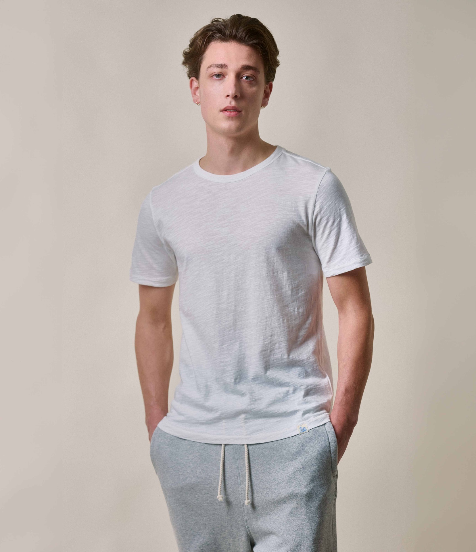 Men Merz B. Schwanen SCT04 T Shirts White | MERZ1237460