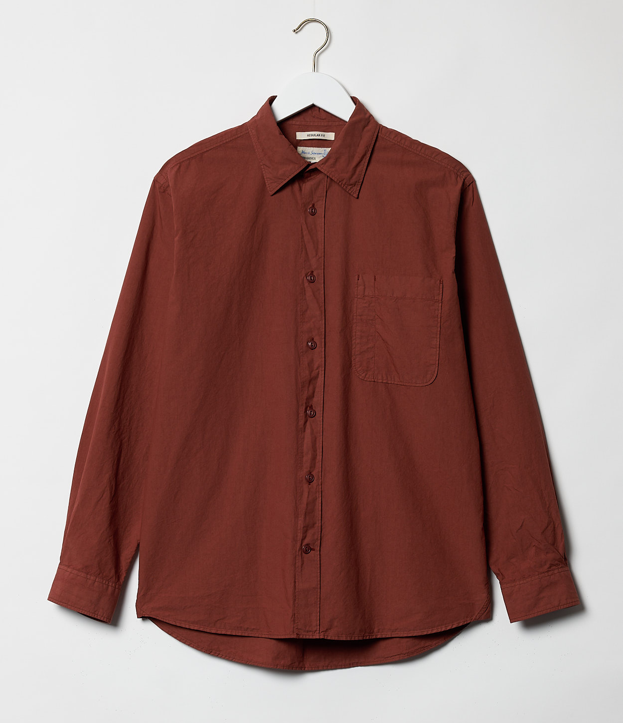 Men Merz B. Schwanen SHIRT01 Shirts Brown | MERZ6740281