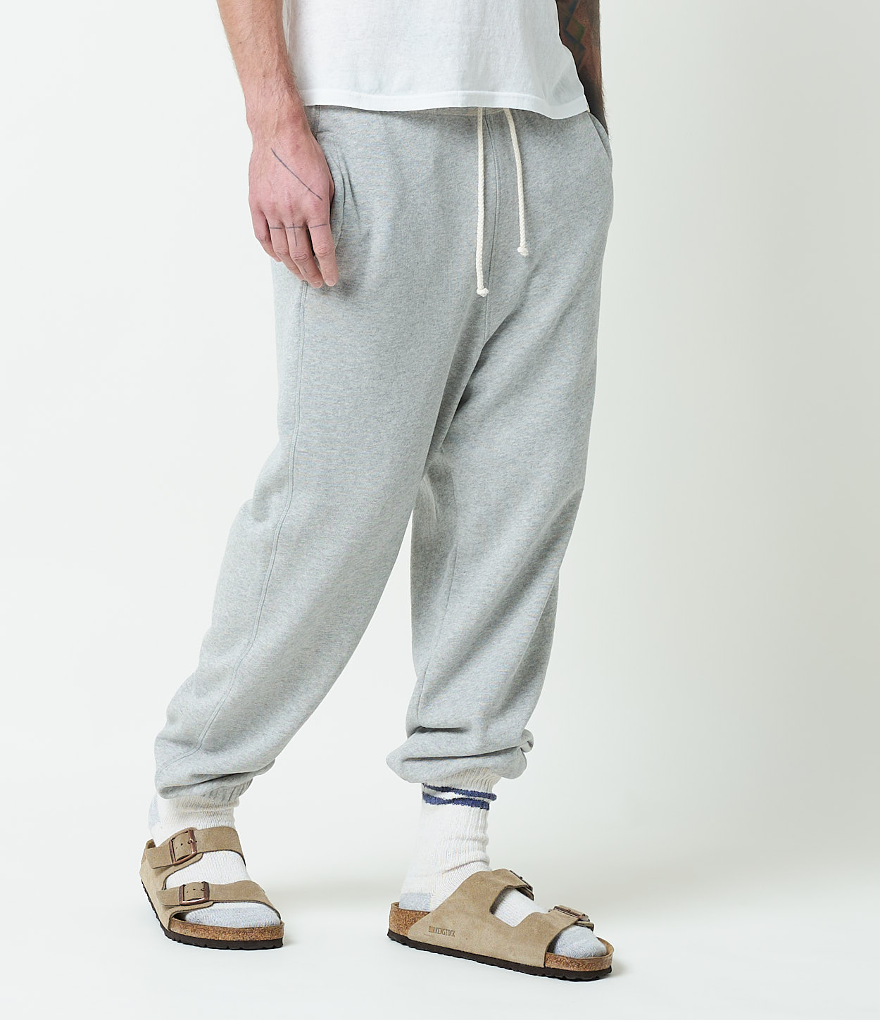 Men Merz B. Schwanen SP06 Sweatpants Grey | MERZ0381247