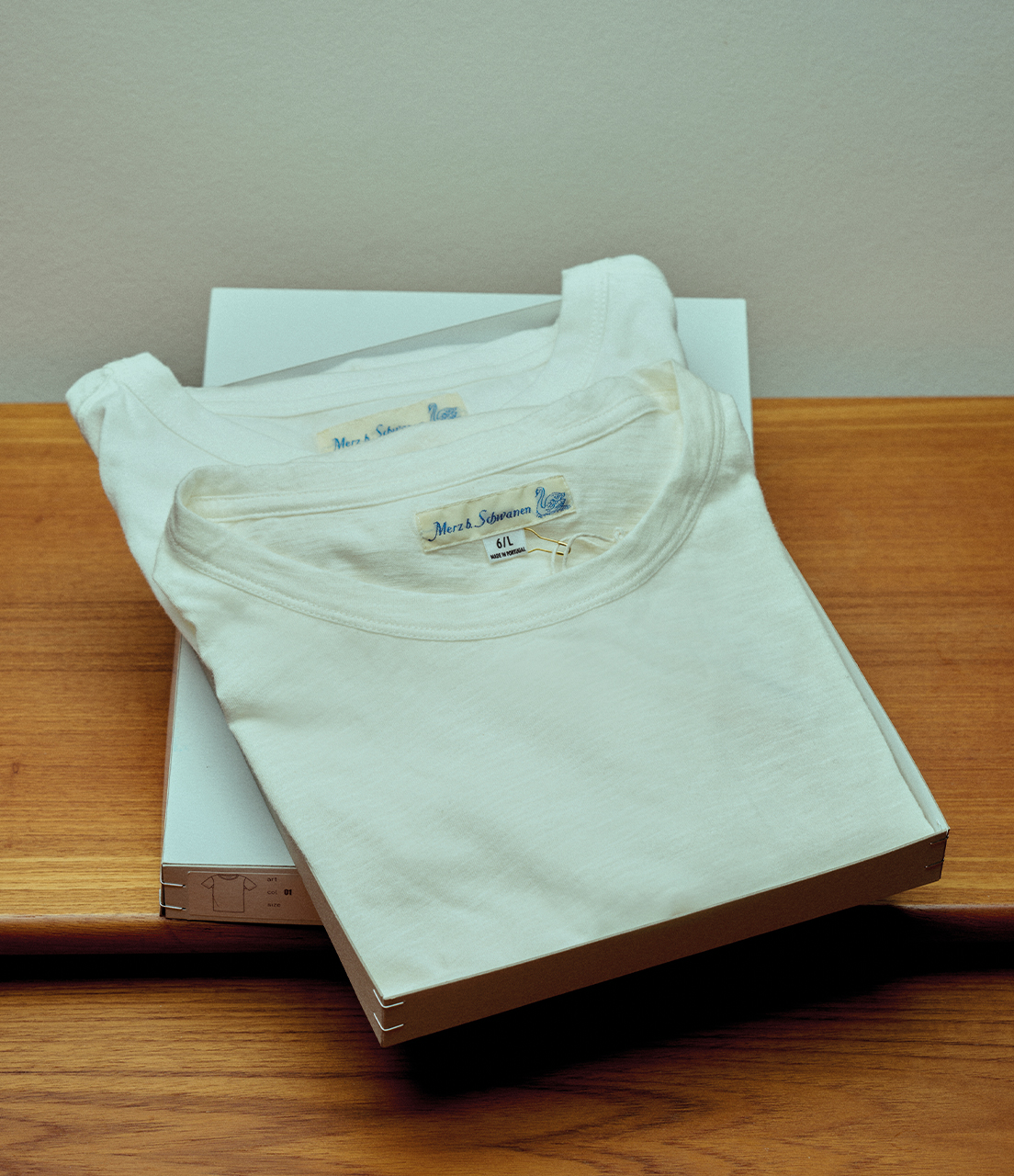 Women Merz B. Schwanen 2PPIMATEE02 2-Pack: Crew T Shirts White | MERZ2507846