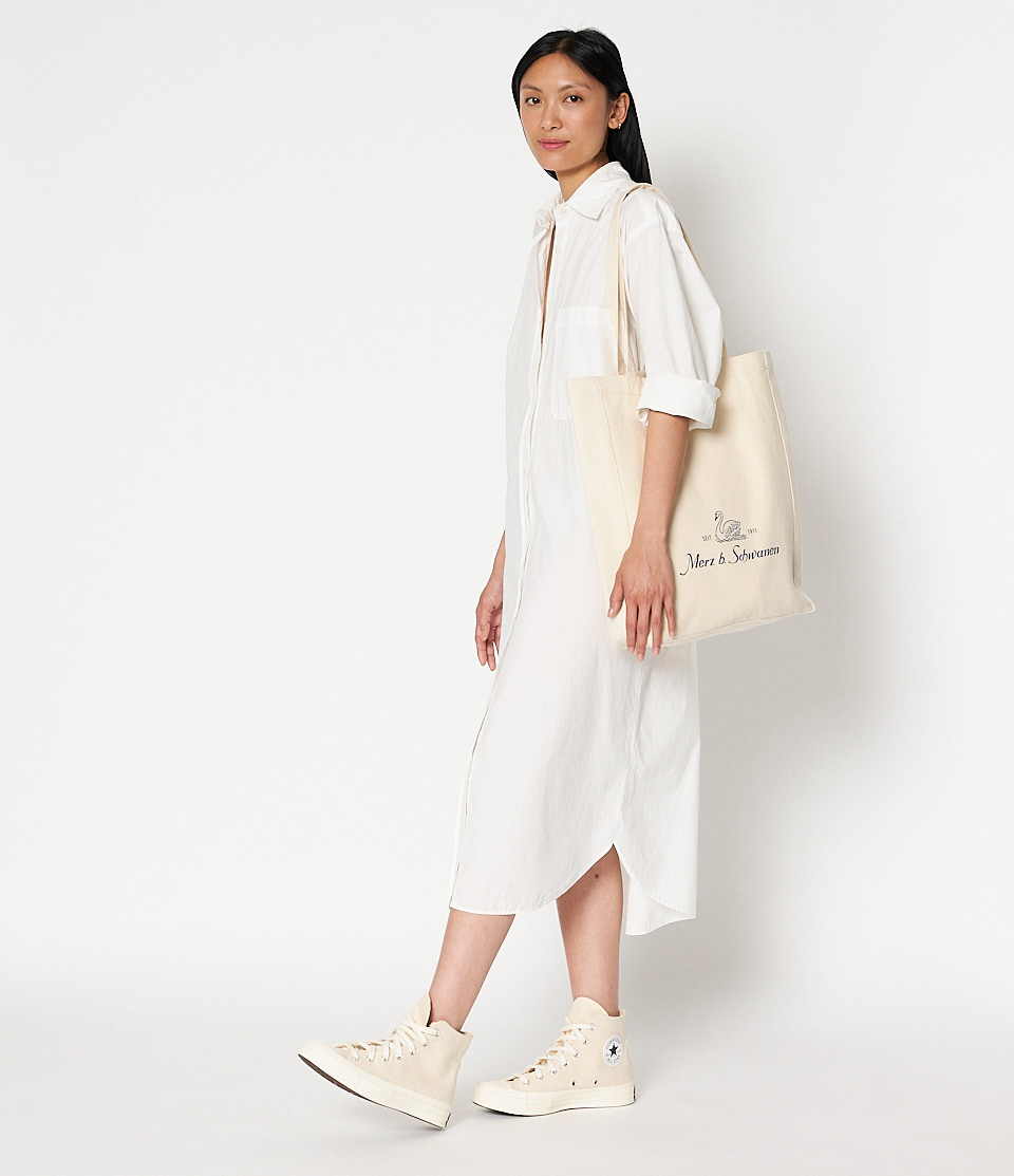 Women Merz B. Schwanen DRESS01 Dress White | MERZ2567349