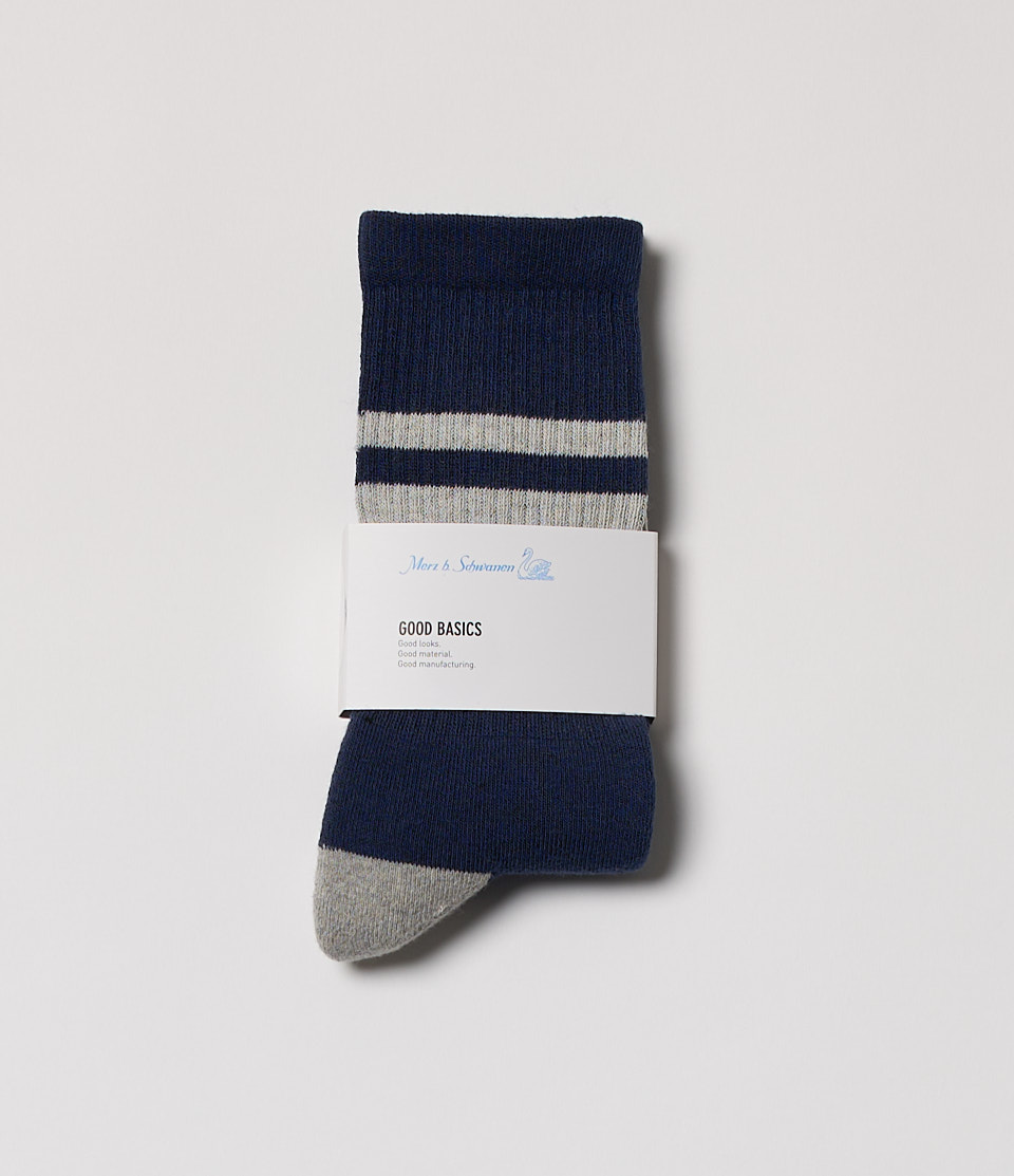 Women Merz B. Schwanen GS06 Socks Blue | MERZ0785142