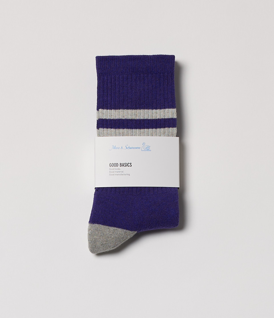 Women Merz B. Schwanen GS06 Socks Purple | MERZ8350279
