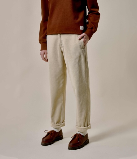 Women Merz B. Schwanen PANTS02C high waisted Pants Beige | MERZ0621498
