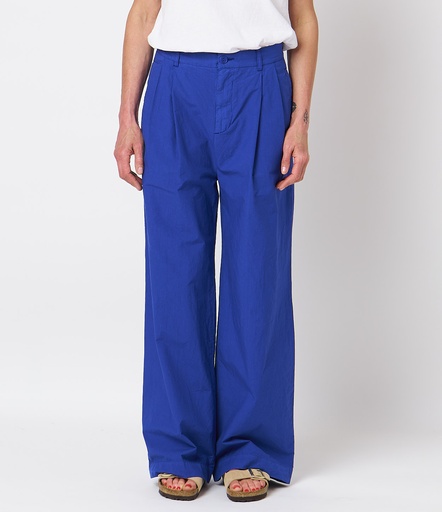 Women Merz B. Schwanen PANTS04 wide Pants Blue | MERZ9014763