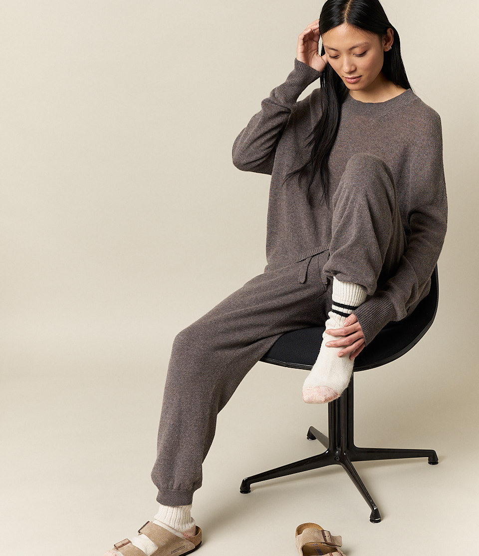 Women Merz B. Schwanen SKPT01 lounge Pants Dark Grey | MERZ8794260