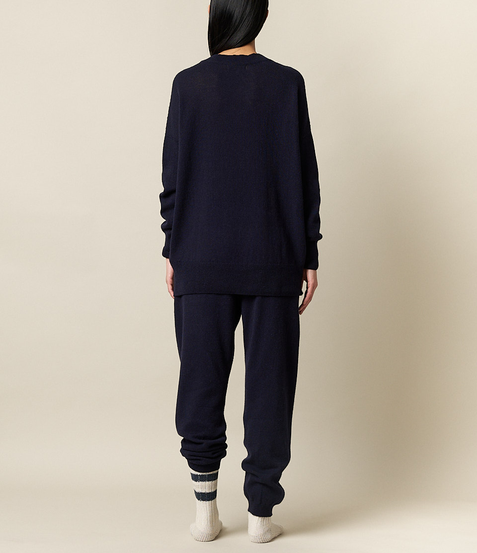 Women Merz B. Schwanen SKPT01 lounge Pants Navy | MERZ9217348