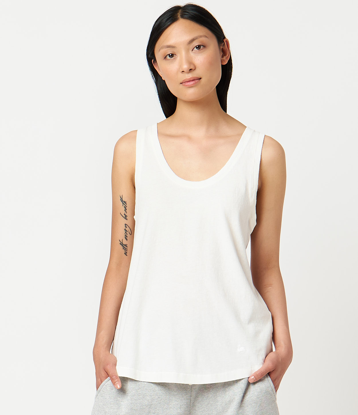 Women Merz B. Schwanen WHPTANK03 Tank Top White | MERZ8342609