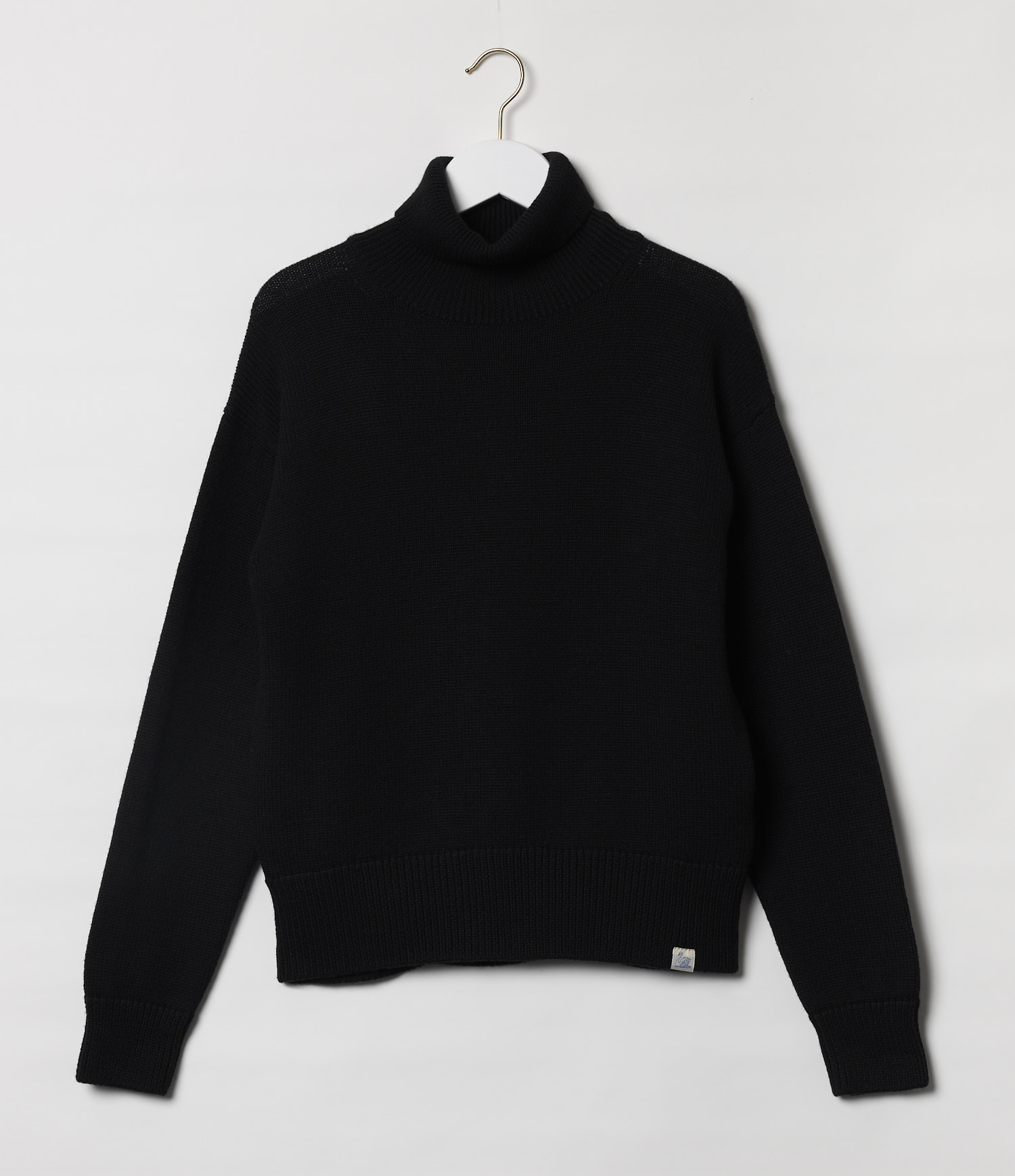 Women Merz B. Schwanen WMWT02 turtleneck Pullover Black | MERZ0253961