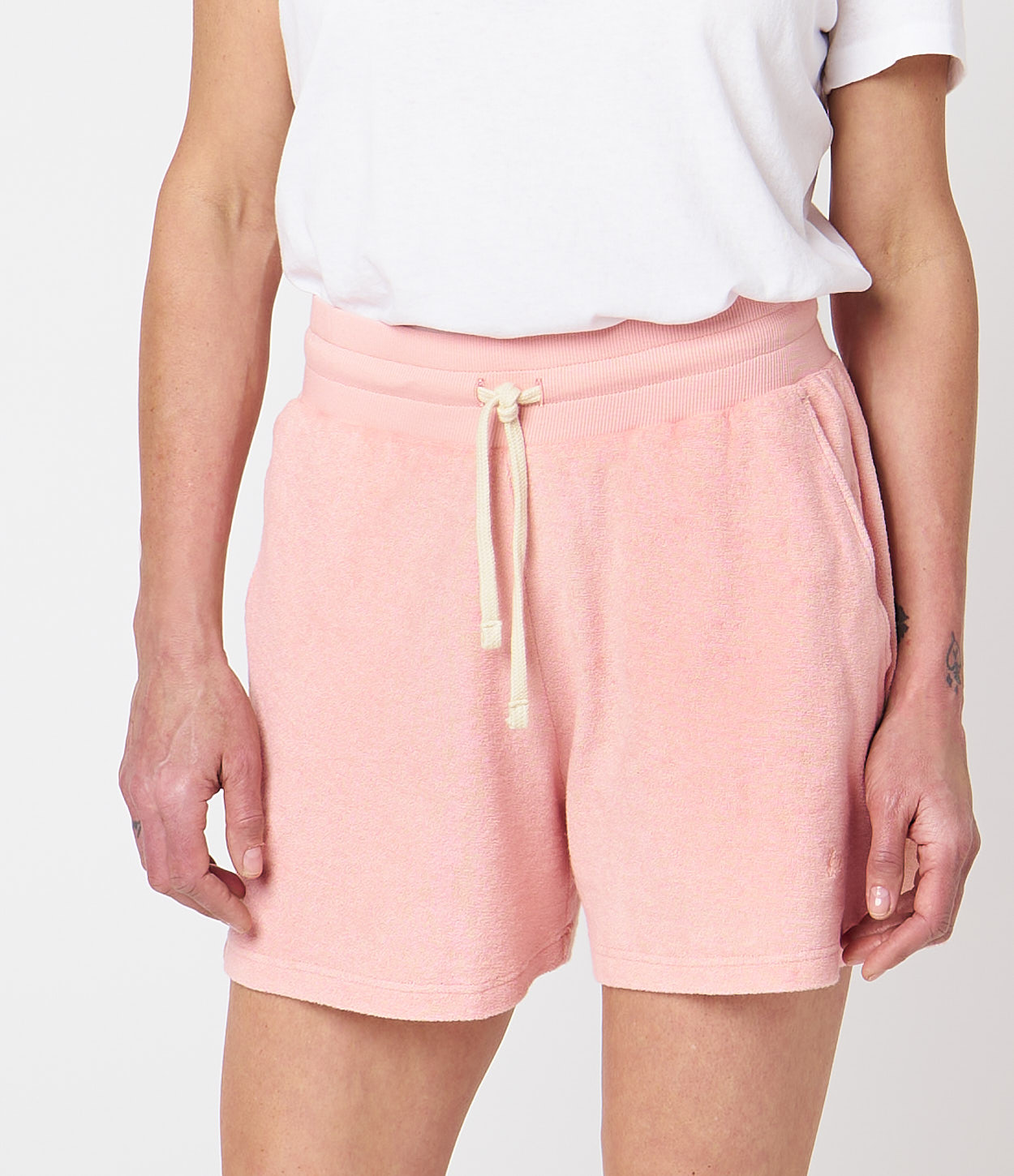 Women Merz B. Schwanen WTSPS03 Terry Shorts Coral | MERZ3086547